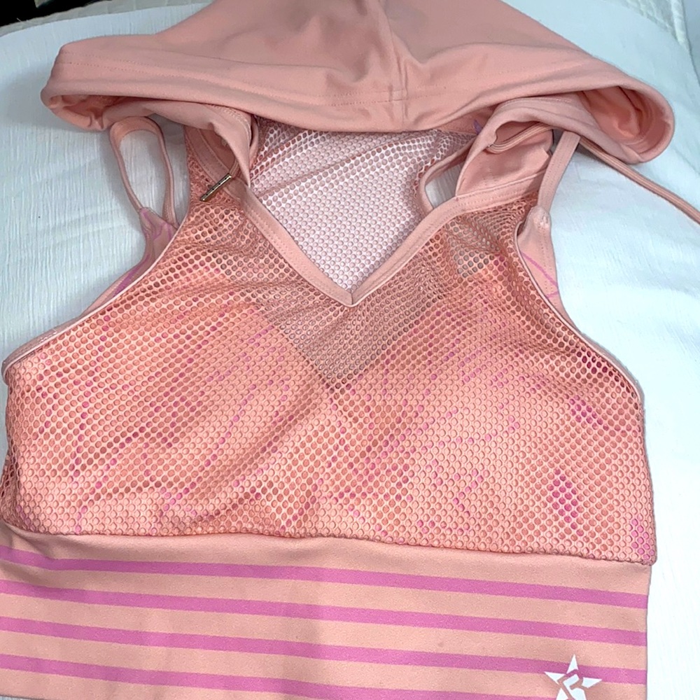 Rebel athletic adult small sports bra